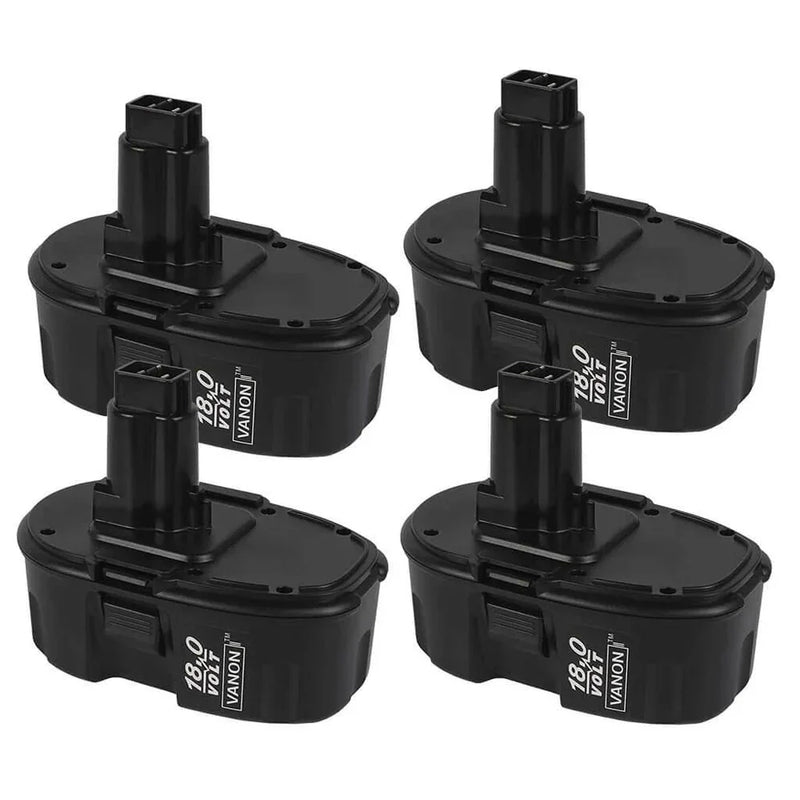 4.8Ah For Dewalt 18V Battery Replacement | DC9099 DW9096 Ni-MH Battery 4 Pack - Triple-Batteries