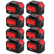 9.0Ah For DeWalt 20V Battery Replacement | Li-ion Battery DCB200 DCB204 DCB206 DCB205 8 Pack - Triple-Batteries