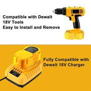 For DeWalt 18V XRP Battery 4.0Ah Replacement | DC9096 DC9099 Ni-Mh battery New Upgraded 4 Pack - Triple-Batteries