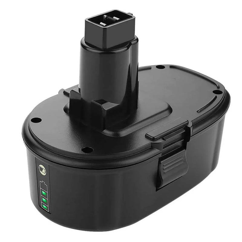 6.0Ah For Dewalt 18V Battery Replacement | DC9096 DC9098 DW9096 DW9098 Li-ion Battery Black - Triple-Batteries