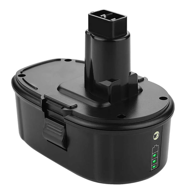 6.0Ah For Dewalt 18V Battery Replacement | DC9096 DC9098 DW9096 DW9098 Li-ion Battery Black - Triple-Batteries