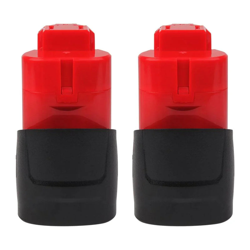 For Milwaukee M12 12V Battery Replacement | Upgraded to 3.5Ah Li-ion Battery 2 Pack - Triple-Batteries