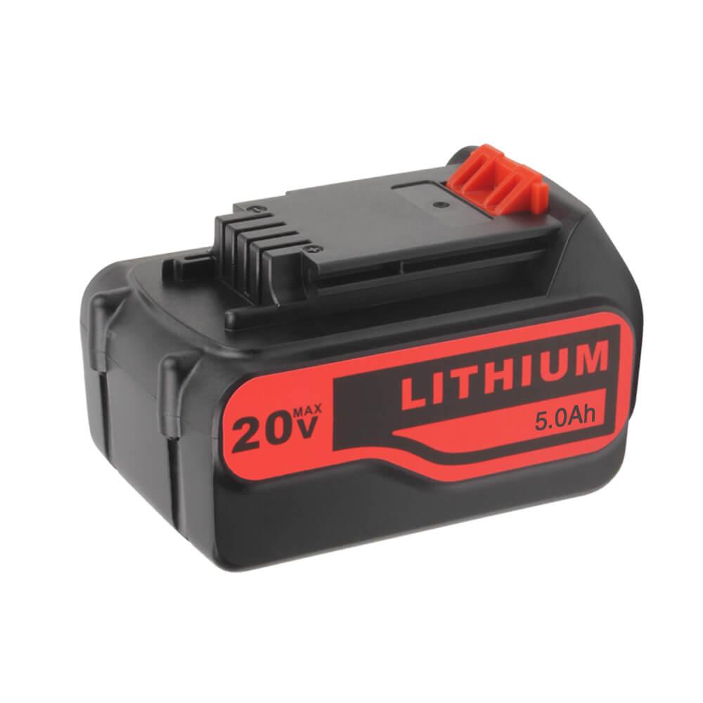 For Black and Decker 20V 5.0Ah Battery Replacement | LB2X4020 LBXR20 Li-ion Battery 4 Pack