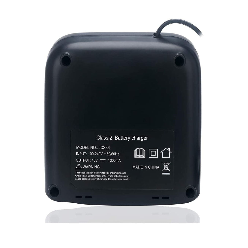 LCS40 40V MAX Battery Fast Charger Compatible with Black & Decker 36V 40V Max Lithium Battery LBXR36 LBX2040