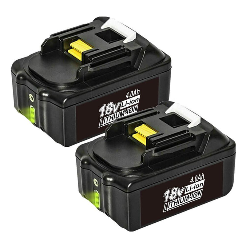 For Makita 18V Battery Replacement | BL1840B 4.0Ah Lithium BL1830 BL1840 BL1845 Battery 2 Pack - Triple-Batteries
