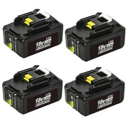 4 Pack For Makita 18V Battery Replacement | BL1840B 4.0Ah Lithium BL1830 BL1840 BL1845 Battery - Triple-Batteries