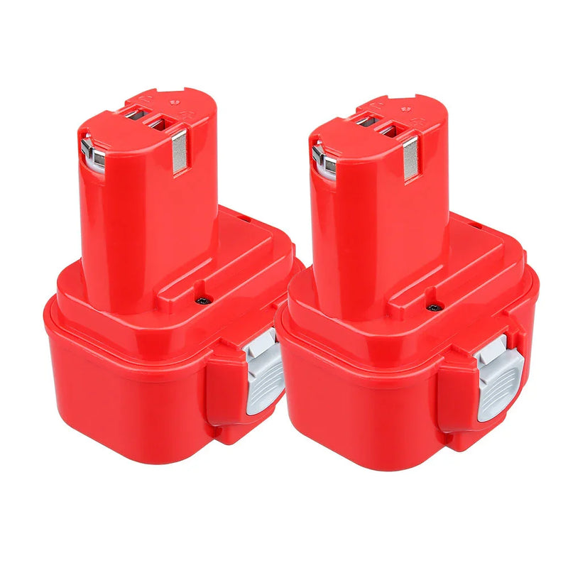 2 Pack For Makita 9.6V 9120 Battery Replacement | 4.8Ah Ni-MH Battery - Triple-Batteries