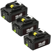 3 Pack For Makita 18V Battery Replacement | BL1840B 4.0Ah Lithium BL1830 BL1840 BL1845 Battery - Triple-Batteries