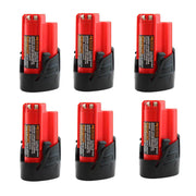 For Milwaukee 12V 3.5Ah Battery Replacement | M12BLi-ion Battery 6 Pack | clearance - Triple-Batteries