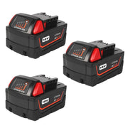 For Milwaukee 18V M18 XC Battery Replacement | 5.0Ah Li-ion 3 Pack - Triple-Batteries