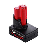 For Milwaukee M12 Battery Replacement | Milwaukee 12V 6.0Ah Li-ion Battery 4 Pack - Triple-Batteries