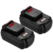 For Porter Cable 18V 4.8AH Battery Replacement 2PACK | PC18B PCC489N PC188 PCMVC PCXMVC NI-MH Battery - Triple-Batteries