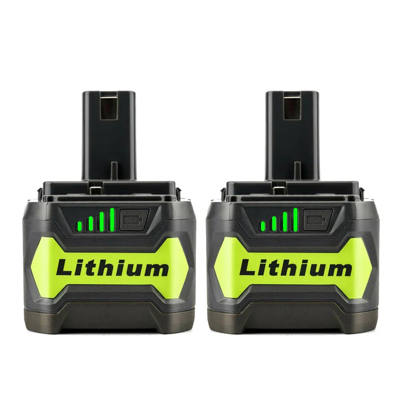 For Ryobi 18V Lithium Battery Replacement | P108 P120 4.0Ah Battery 2 Pack - Triple-Batteries