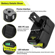 4 Pack For Ryobi 18V Lithium Battery Replacement | One Plus 5.0Ah Battery - Triple-Batteries