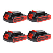 For Black and Decker 20V Battery Replacement | LBXR20 3.0Ah Li-ion Battery 4 Pack - Triple-Batteries
