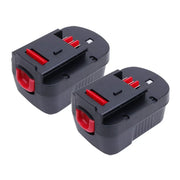 For Black and Decker 14.4V Battery Replacement | HPB14 4.8Ah Ni-Mh Battery 2 Pack - Triple-Batteries