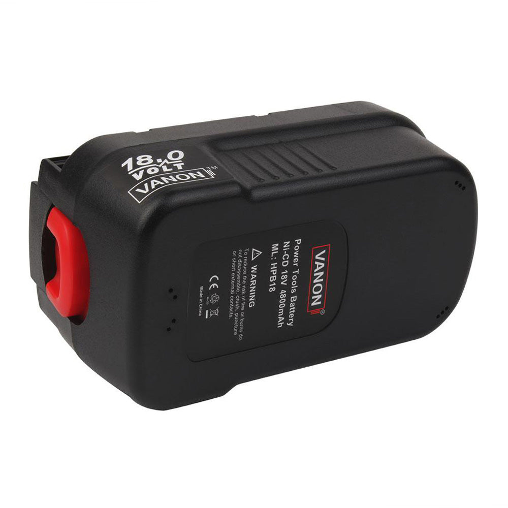 For Black and Decker 18V Battery Replacement | 4.8Ah Ni-Mh HPB18 Battery