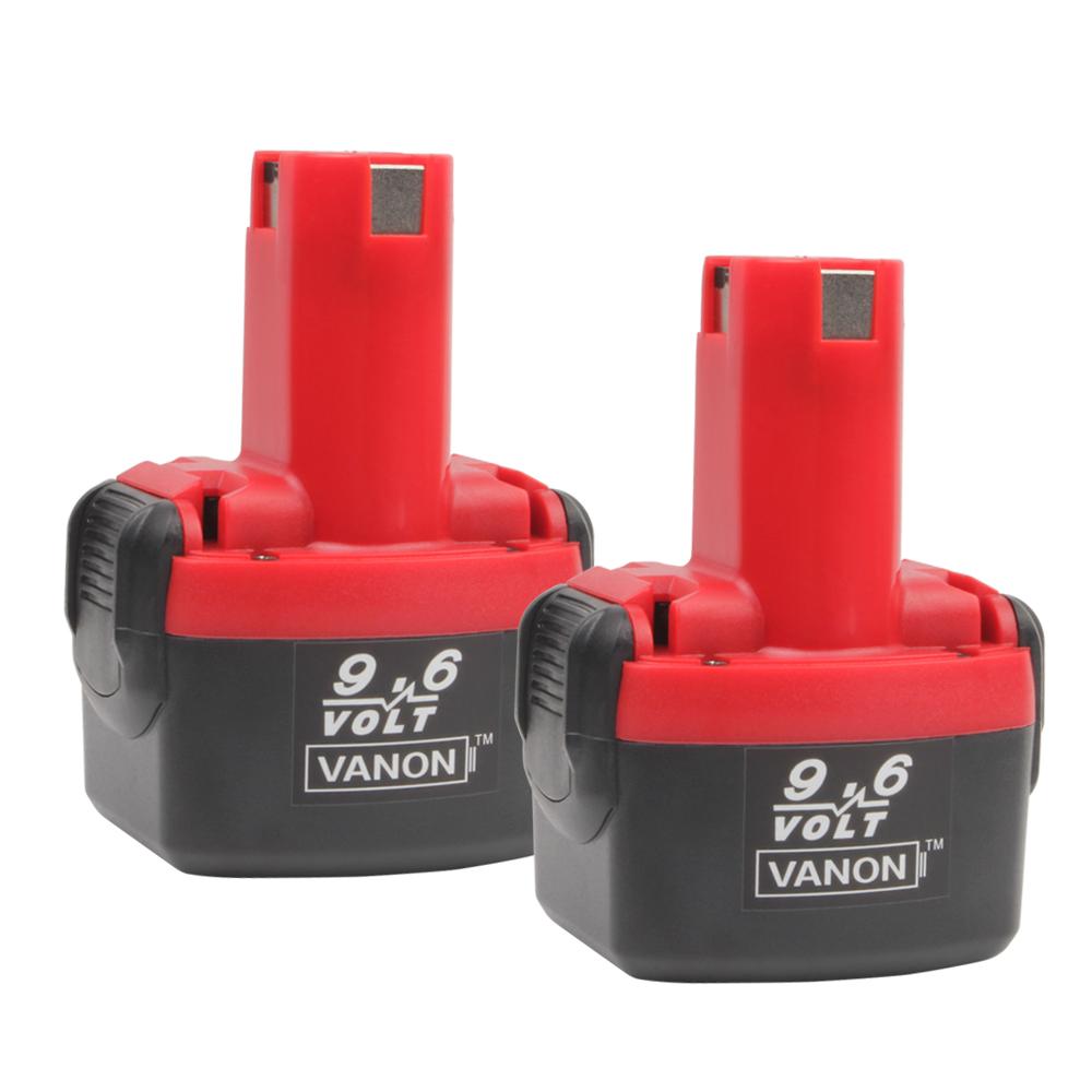 For BOSCH 9.6V Battery Replacement | BAT048 4.8Ah Ni-MH Battery 2 Pack