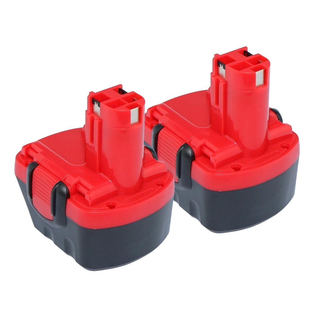 For BOSCH 12V Battery Replacement | BAT043 4.8Ah Ni-CD Battery 2 Pack