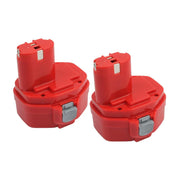 2 Pack For Makita 14.4V 1420 Battery Replacement | 4.8Ah Ni-Mh Battery Red - Triple-Batteries