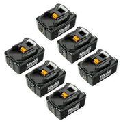 For Makita 18V Battery Replacement With LED Indicator | BL1860B BL1840 BL1850 BL1830 18V 6.0Ah Li-ion Battery 6 Pack - Triple-Batteries