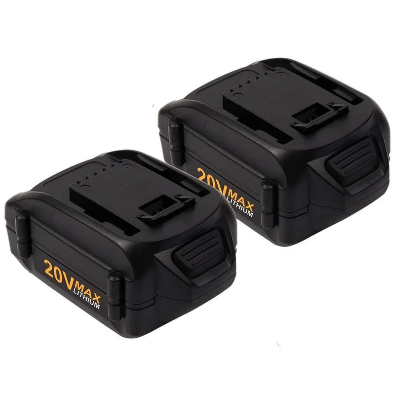 For Worx 20V WA3520 Battery Replacement 4.0Ah High Capacity Li-ion 2 Pack - Triple-Batteries