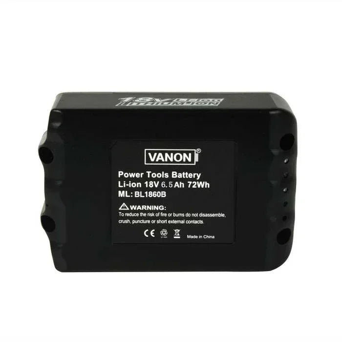 For Makita 18V Battery Replacement | BL1860B 6.5Ah Li-ion Battery With LED Indicator I BL1840 BL1850 BL1830 3 Pack - Triple-Batteries