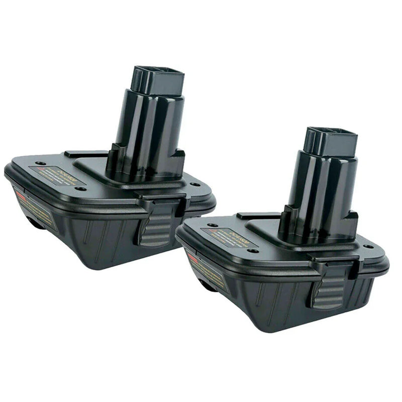 For DeWalt DCA1820 18V to 20V Battery Adapter | Battery Converter 2 Pack - Triple-Batteries