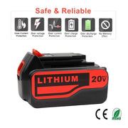 6.0Ah For Black and Decker 20V Battery Replacement | LBXR20 LBX20 LB2X4020 Lithium Battery 3 Pack - Triple-Batteries