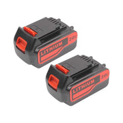 【Upgrade】2 Pack For Black and Decker LB2X4020 20V 6.0Ah Battery | LBXR20-OPE LBXR20 LBX20 Lithium Battery - Triple-Batteries