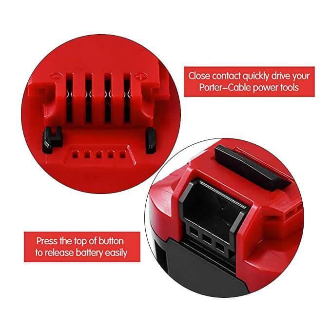 For Porter Cable 20V Battery Replacement | PCC685L 5.0Ah Li-ion Battery | PCC600 PCC680L PCC640 Battery - Triple-Batteries