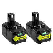 For Ryobi 18V Lithium Battery Replacement | P108 6.0Ah Li-ion Battery 2 Packs - Triple-Batteries