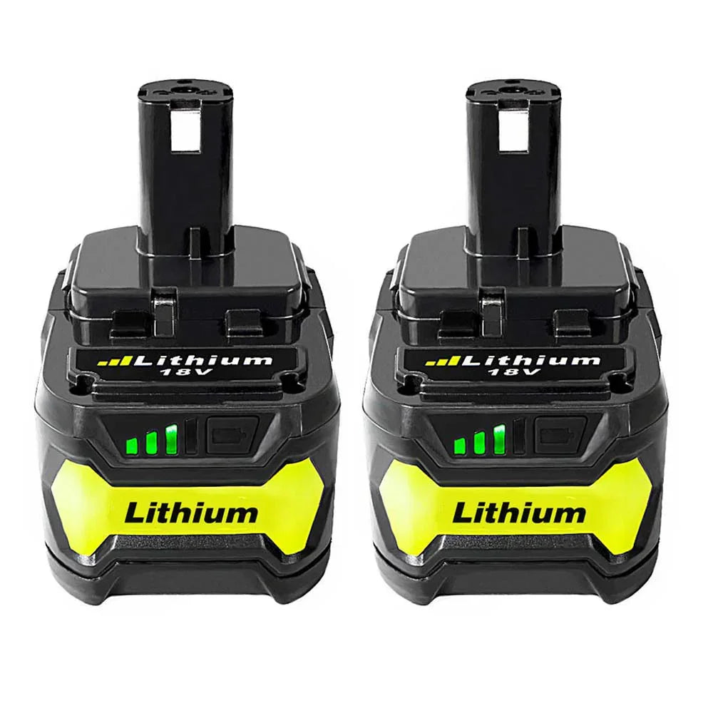 For Ryobi 18V 5.0Ah Battery Replacement | P108 One Plus Lithium Battery 2 Pack - Triple-Batteries