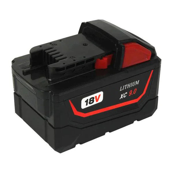 9.0Ah For Milwaukee M18 Battery Replacement | 18V High Capacity Li-Ion Battery 4 Pack - Triple-Batteries